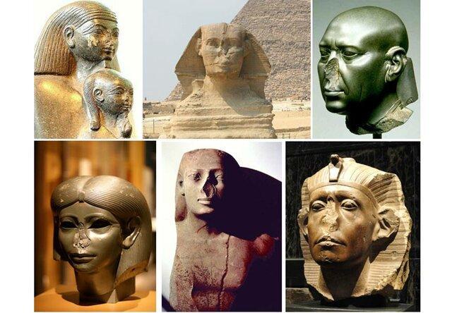 رمزگشایی از بینی شکسته مجسمه های مصر