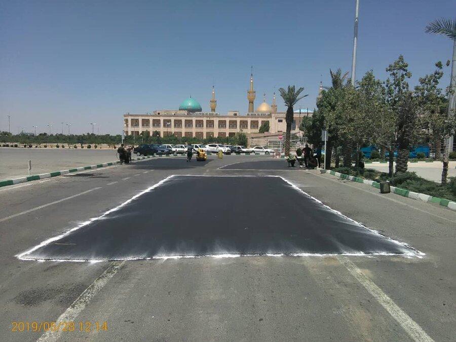 مناسب سازی معابر منتهی به مراسم سالگرد ارتحال امام (ره)