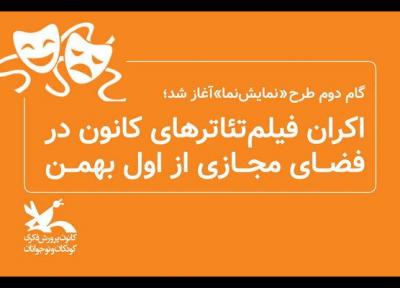 اکران فیلم تئاترهای کانون پرورش فکری در فضای مجازی از اول بهمن